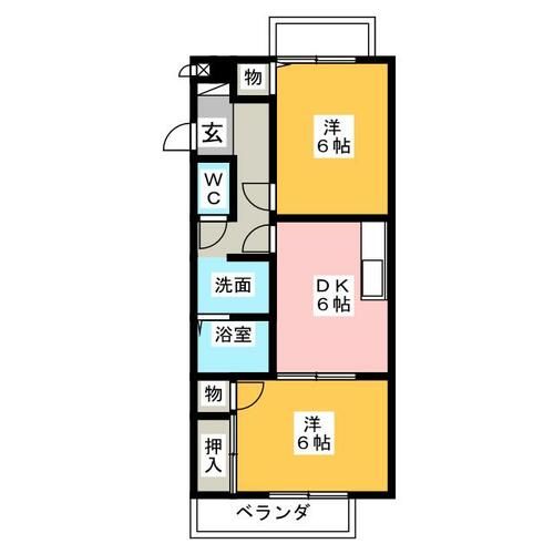 ビーライン英の間取り