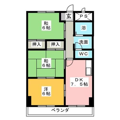 OMレジデンス尾張旭の間取り
