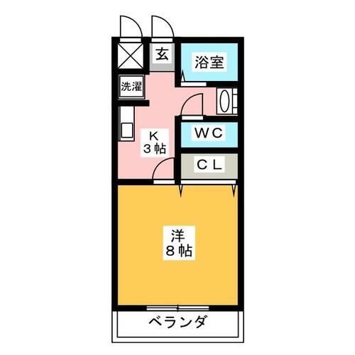 ハピネス貝津の間取り