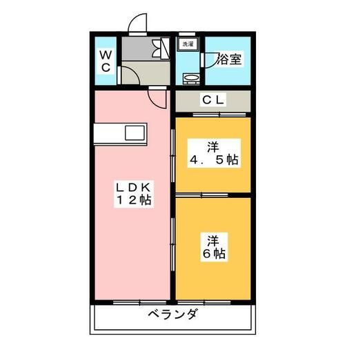 青木ビル403の間取り