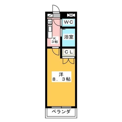 ウイング錦の間取り