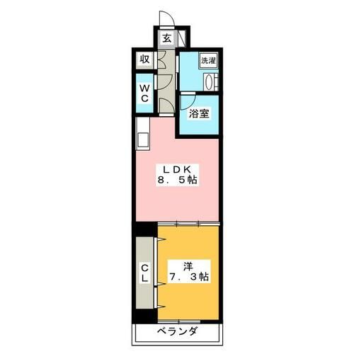BPRレジデンス金山の間取り