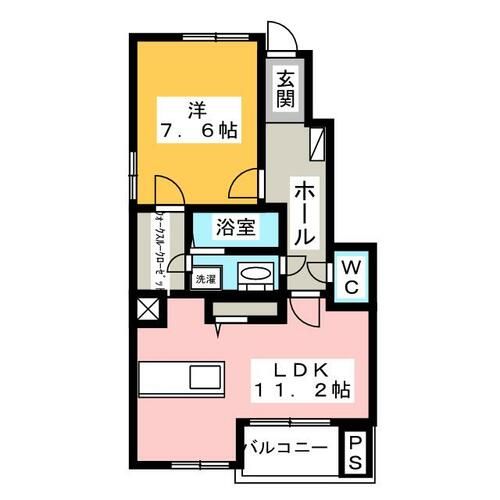 リジョイスBの間取り