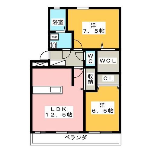 エトワール亀の井の間取り