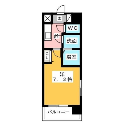 UURコート名古屋名駅の間取り