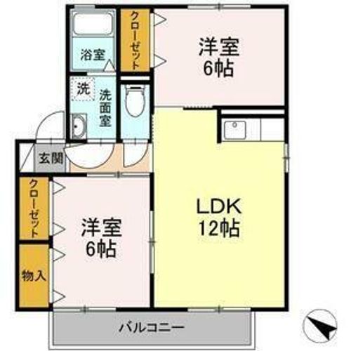 ウィル柏森201の間取り