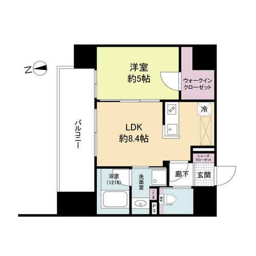 大阪府大阪市都島区内代町1丁目(マンション)の賃貸物件の間取り