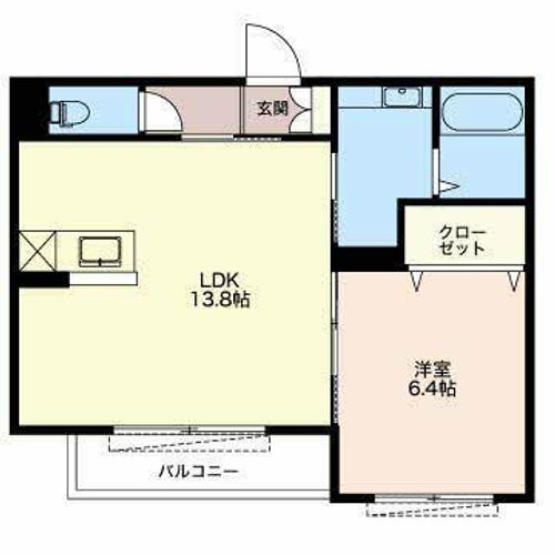 グリチーネドゥーエの間取り