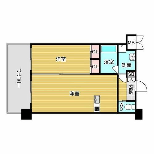 ディームス福島の間取り