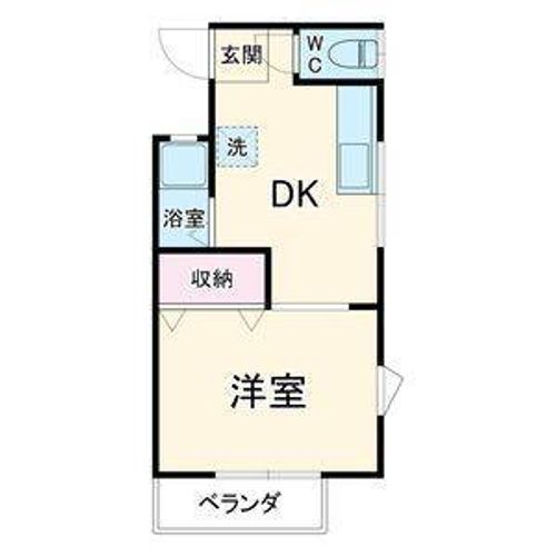 クレールOの間取り