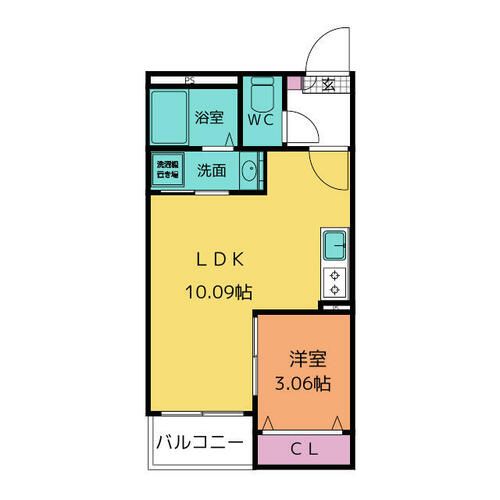 Jack funairiⅡの間取り