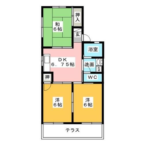 パーク美里の間取り