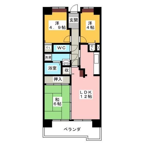 アーバンドエル八事石坂の間取り