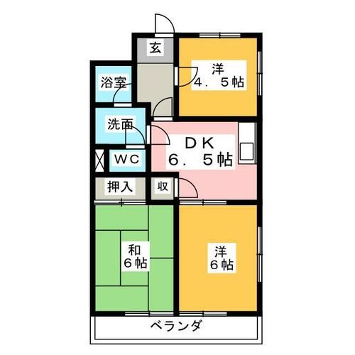 スカイハイムの間取り