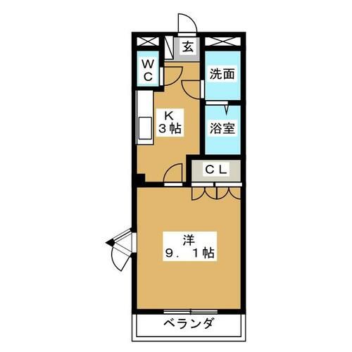 サンハイツの間取り