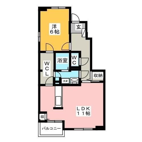 アイリス河原畑の間取り