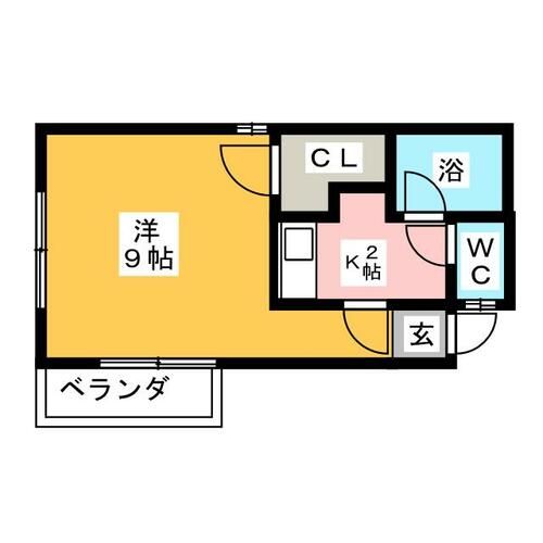 Kフラッツの間取り