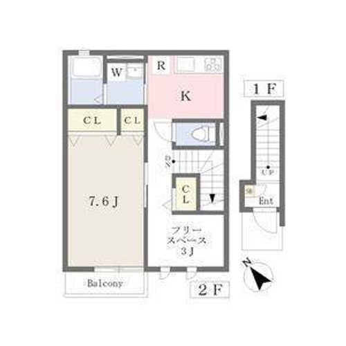 クレール ユニヴェールの間取り