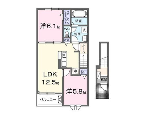 ココルの間取り