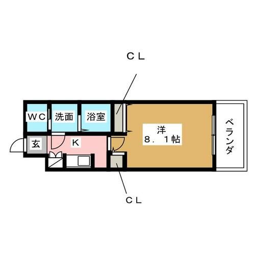 La Douceur黒川Ⅱの間取り