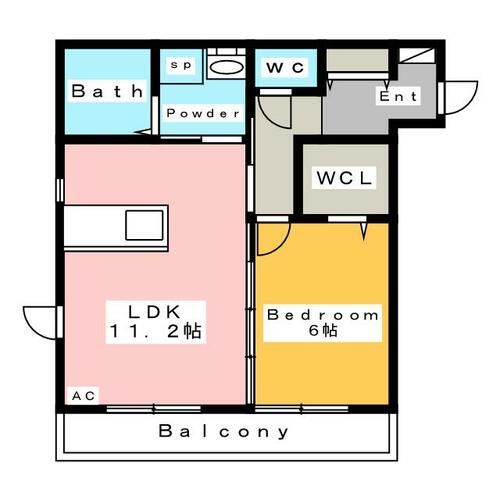 コンフォーティアの間取り