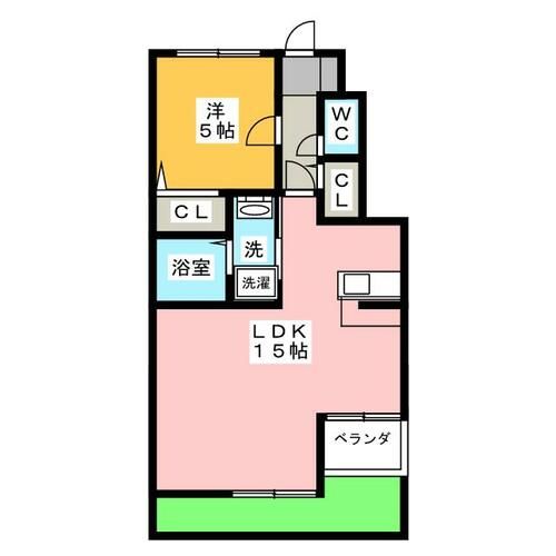 砂子の家 A棟の間取り