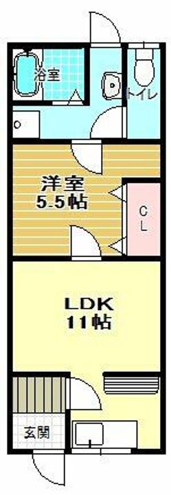 大阪府富田林市喜志新家町1丁目(一戸建)の賃貸物件の間取り
