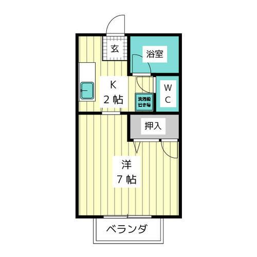 藤ヶ丘エステートの間取り