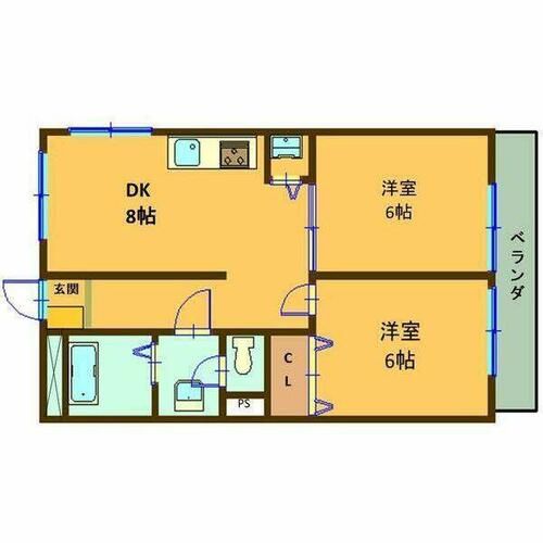 大栄マンションの間取り