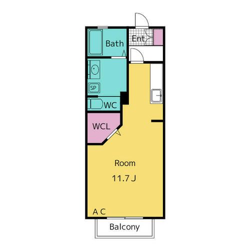 アネックス石ヶ崎の間取り