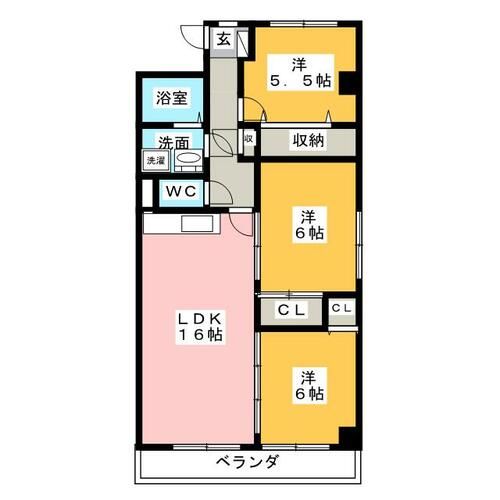 エルスタンザ原の間取り