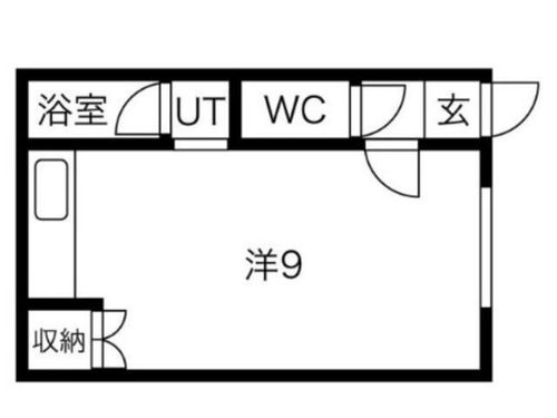北海道札幌市手稲区前田九条14丁目(アパート)の賃貸物件の間取り
