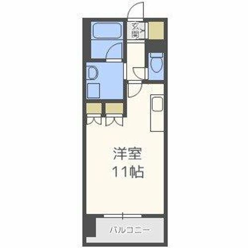 CITY SPIRE難波WESTの間取り