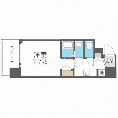 エグゼ上町台802の間取り