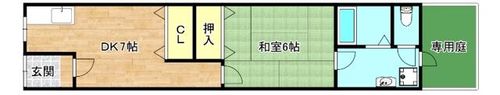 大阪府大阪市旭区太子橋1丁目(一戸建)の賃貸物件の間取り