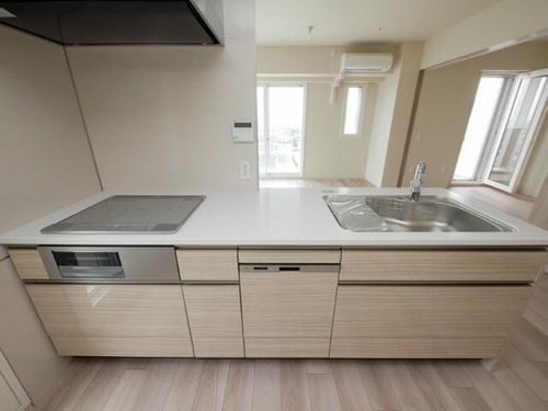 北海道札幌市東区北六条東2丁目(マンション)の賃貸物件のキッチン