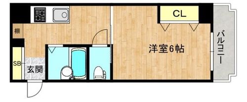 大阪府大阪市旭区今市1丁目(マンション)の賃貸物件の間取り