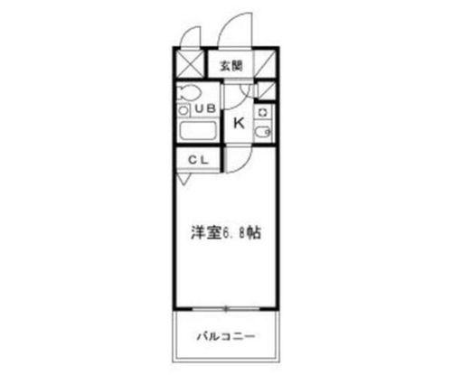 シティアリーナ阿波座西の間取り