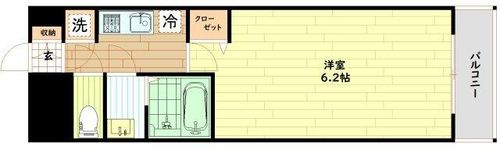 プレサンス大阪ゲートシティの間取り