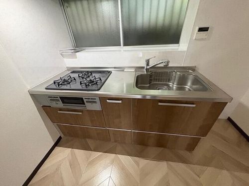 兵庫県神戸市北区山田町下谷上(一戸建)の賃貸物件のキッチン