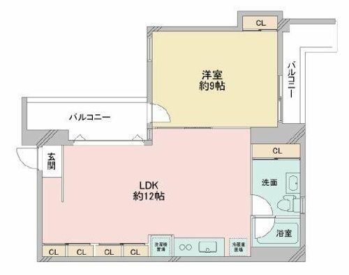 La Douceur湊町の間取り