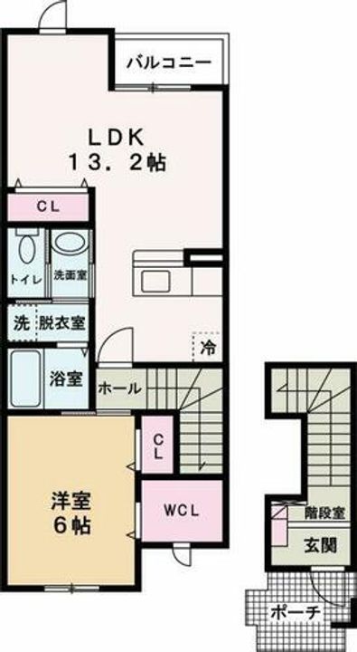 ウッドパストラルⅡ202の間取り