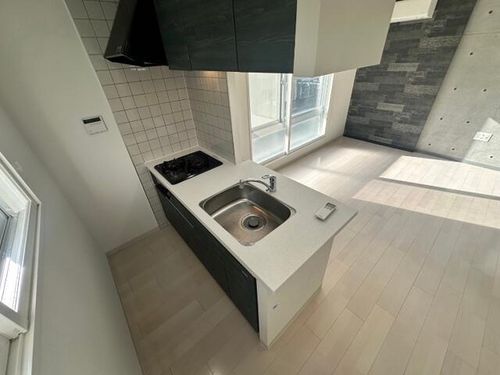 北海道札幌市中央区南十二条西8丁目(マンション)の賃貸物件のキッチン