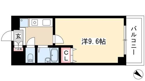 シティライフ田代103の間取り