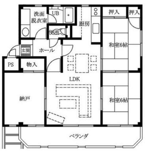 メゾンオグラ201の間取り