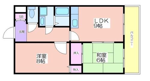 サンライフ上住吉の間取り