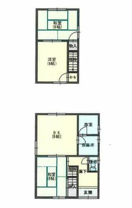 兵庫県姫路市飾磨区加茂北(一戸建)の賃貸物件の間取り