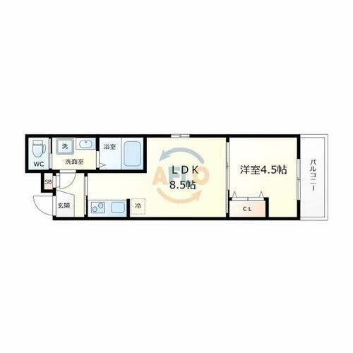 H-maison加美正覚寺Ⅶの間取り