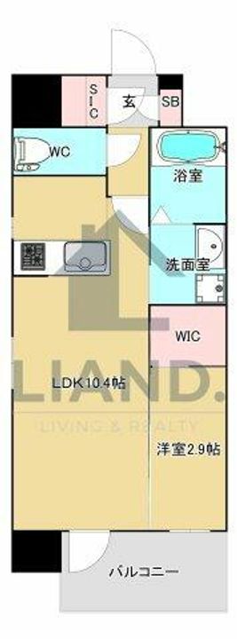 ネストピア博多駅前Ⅲ1204の間取り