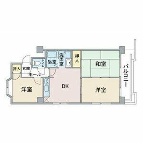 リバーサイドハーチャ303の間取り